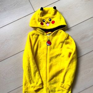 Pokémon Pikachu zip up costume